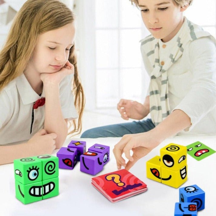 Emoji Expressions Matching Cube Game ( with bell )