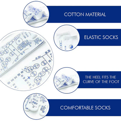 Reflexology Chart Socks With Tool  | GREAT DEAL 30% OFF TODAY