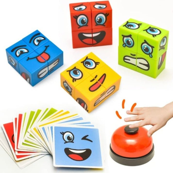 Emoji Expressions Matching Cube Game ( with bell )