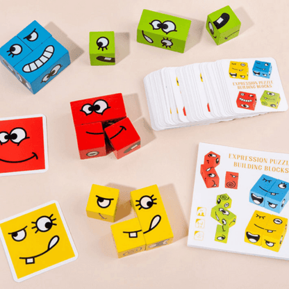 Emoji Expressions Matching Cube Game ( with bell )