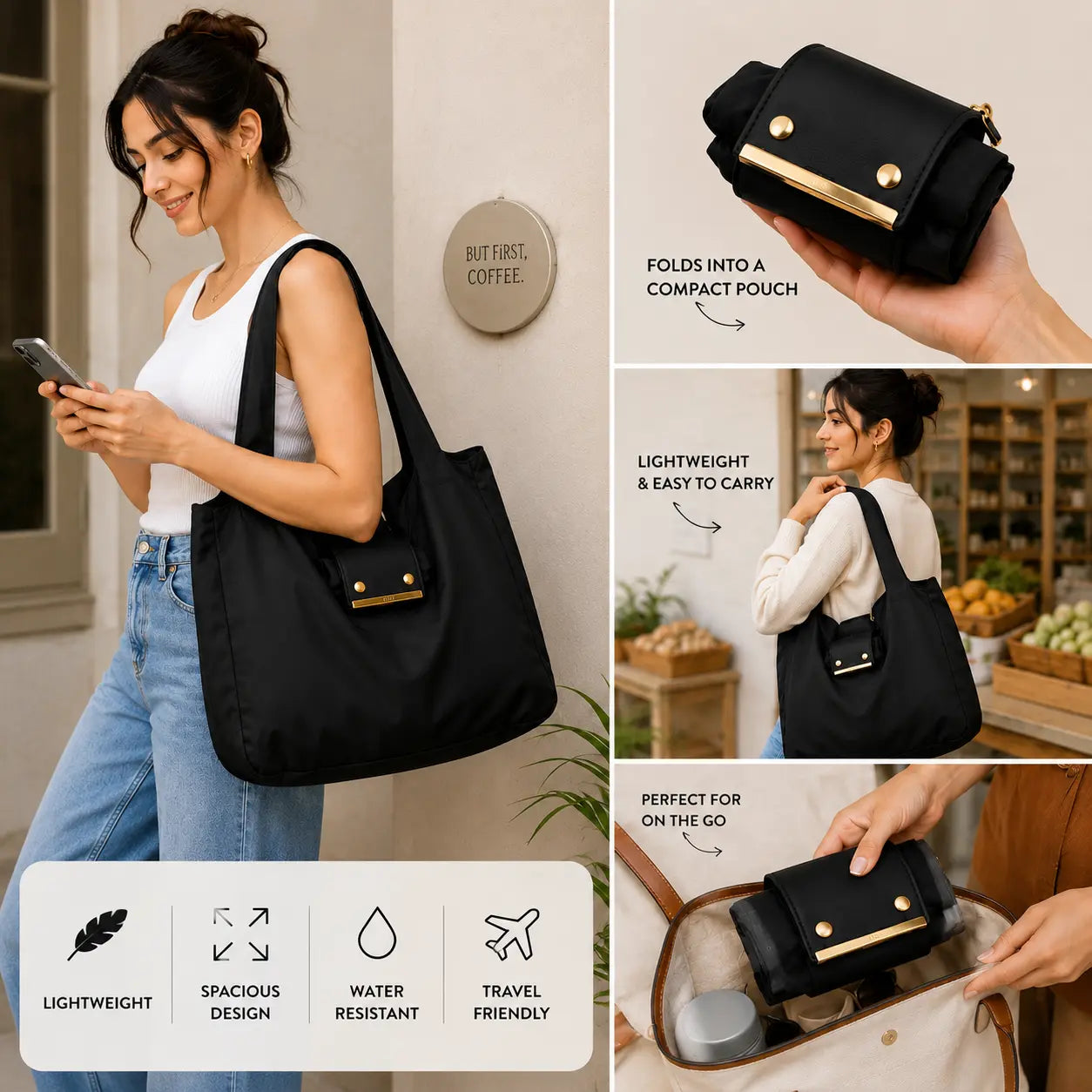 Winnershop™ - Keychain Foldable Tote Bag