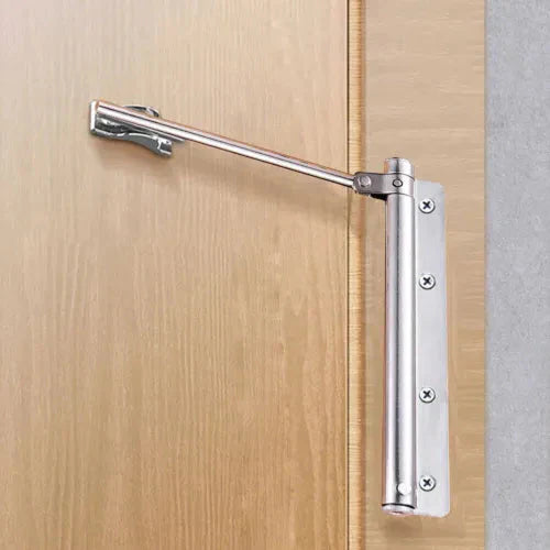 Stainless Steel Automatic Door Closer – Heavy Duty Hydraulic for Home and Office