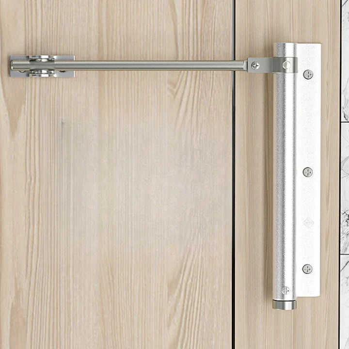 Stainless Steel Automatic Door Closer – Heavy Duty Hydraulic for Home and Office