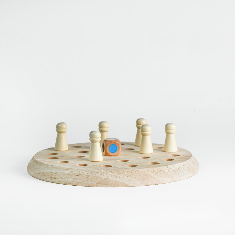 Wooden Memory Chess Game